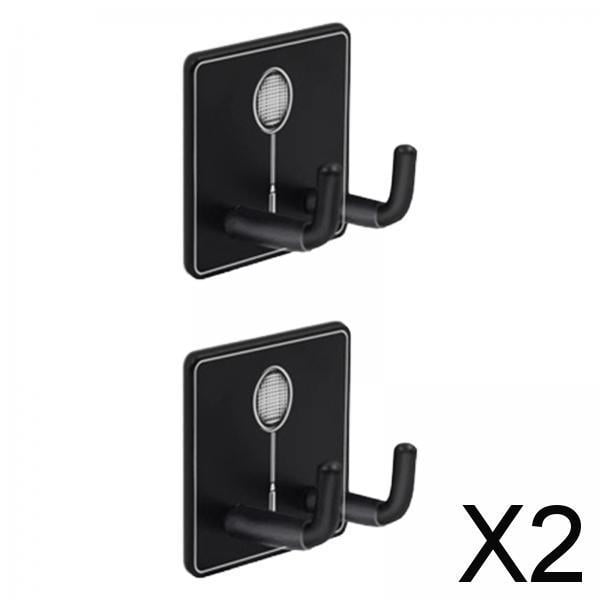 Estante para raquetas DYNWAVEMX gancho de raqueta de bádminton montado en la pared 2 piezas
