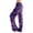 Dark Purple, variant on Halloween Pajama Pants for Women Pumpkin Castle Wide Leg Spooky Sleep Pants Skeleton Skull Drawstring Horror Pajama Pants, M