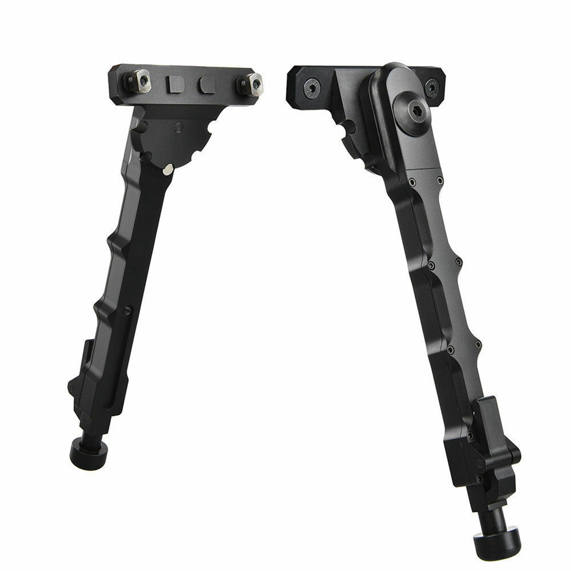 US Adjustable 7.5"-9" Spring Tactical Aluminum M-lok Rifle Bipod For Hunting 