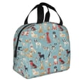 thumbnail image 2 of Easygdp Animal Dog Bolsa Térmica Premium - Tela Oxford Impermeable, Gran Capacidad, Bolsillo Frontal, Unisex para Trabajo, Escuela, Actividades al Aire Libre y Picnics, 2 of 8