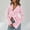 Pink, variant on Graphic Tennis Tees for Women T-Shirts Mesh Long Sleeve Lace Tops For Women Tie Up Front Floral Embroidery See Through Shirts Black S