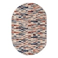 thumbnail image 3 of Unique Loom Tucson Collection Area Rug - Kartchner (4' x 6' Oval Multi/Beige), 3 of 7