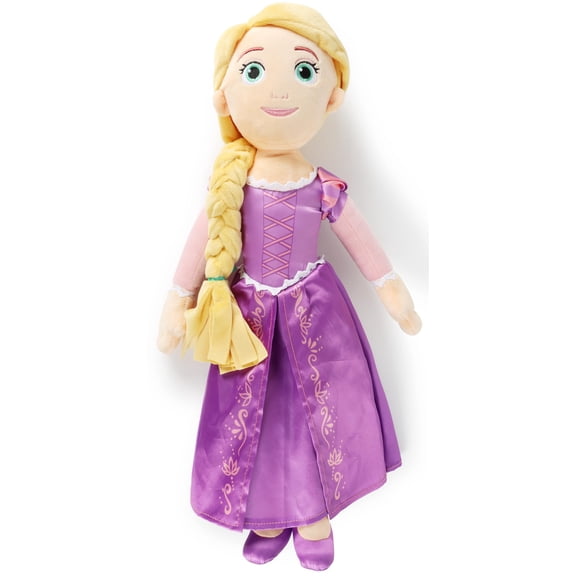 Jay Franco Kids Plush Pillow Buddy - 22 Inches Ultra-Soft Stuffed Plushie & Cozy Pillow, Official Licensed Product, Purple - Princess Rapunzel