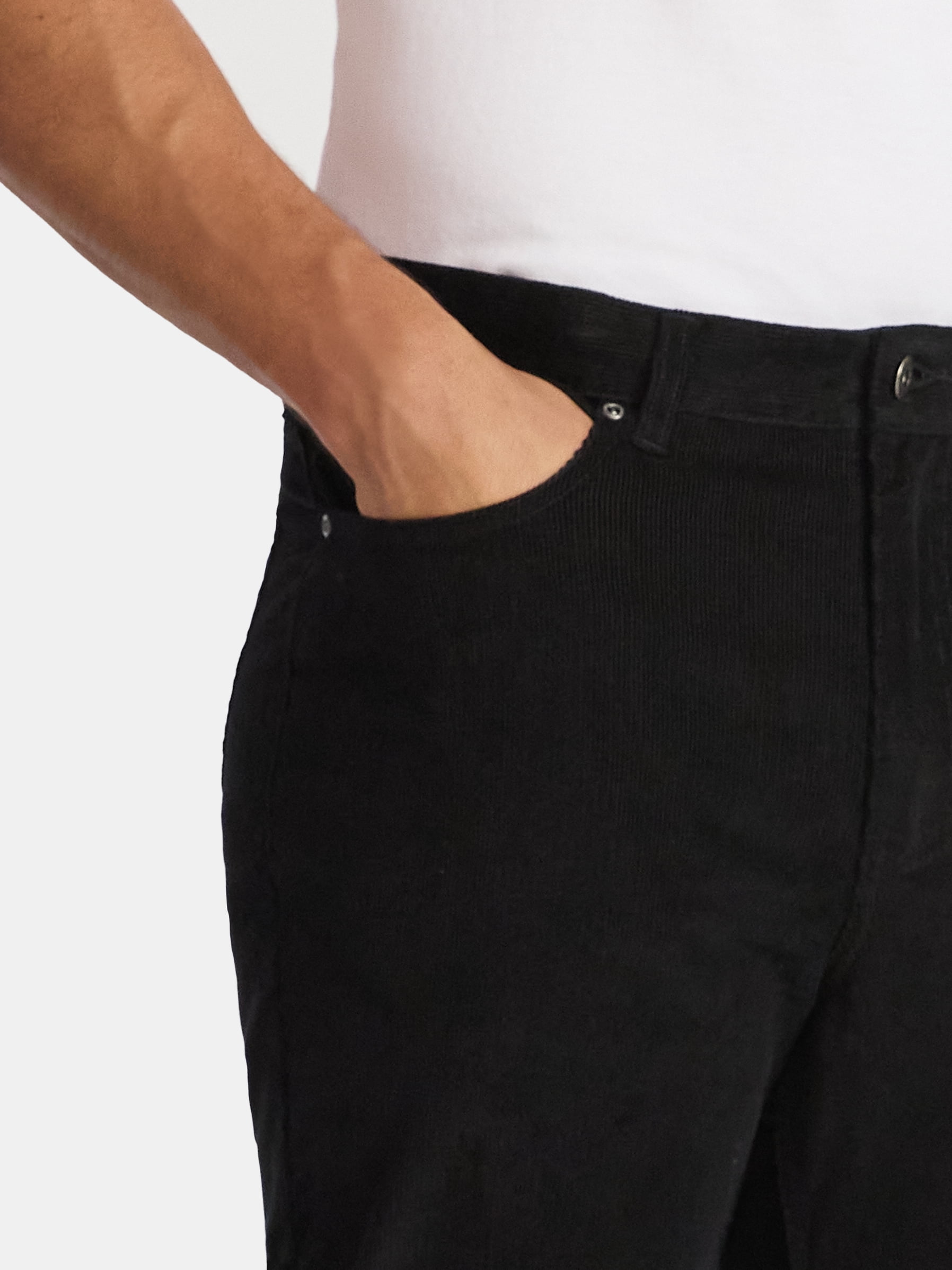 George Men's 5-Pocket Corduroy Pants, Size 29-48