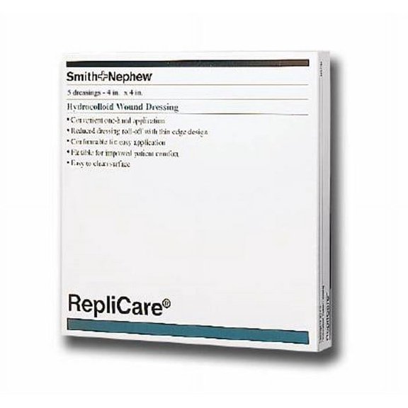 Smith & Nephew Replicare Hydrocolloid Dressing, Hydrocolloid 6 X 6 Inch, Box of 5 - Model 483200
