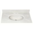 thumbnail image 4 of Design House Cultured Marble Vanity Top 31 Inch, White on White ?  , 552802, 4 of 4