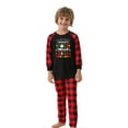 thumbnail image 2 of Penkiiy Christmas Pajamas for Family Matching Pjs Set, Red Plaid Reindeer Holiday Xmas Pajamas for Women Men Kids Red 10-11 Years, 2 of 5