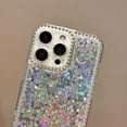 thumbnail image 6 of Allytechgroup Glitter Phone Case for iPhone 17, Flexible TPU Non-Slip Shock-Absorbent Anti-Fingerprint Scratch-Resistant Back Cover Protective Basic Case for iPhone 17, Gold, 6 of 9