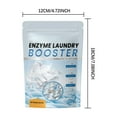 thumbnail image 3 of YOPTOP Enzyme Laundry Booster Odor Remover - Unscented Enzymatic Clothes Stain Cleaner Powder  Natural Deodorizer with Bio Active Enzymes  Detergent Additive Eliminator for Sweat  Oil  B, 3 of 5