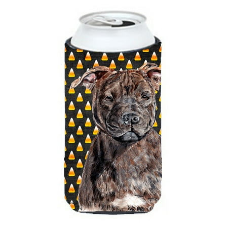 

Carolines Treasures SC9657TBC Staffordshire Bull Terrier Staffie Candy Corn Halloween Tall Boy Hugger Tall Boy