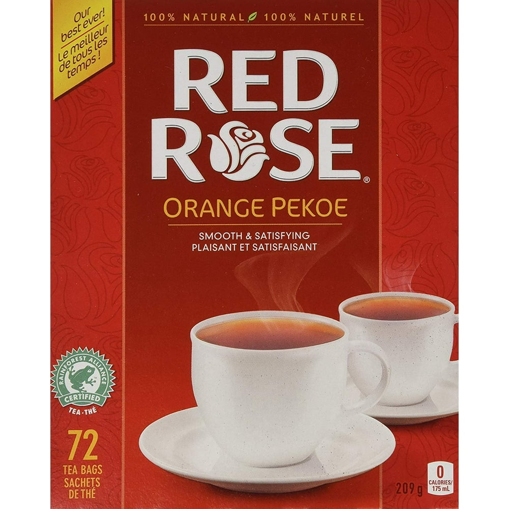 Canadian Red Rose Tea 72 tea bags