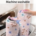 thumbnail image 5 of Pioneer Flower Floral Print Pattern Bathroom Rugs Mat, Non Slip Microfiber Bathroom Rug with Rubber Backing, Soft Mats for Bathroom Floor Tub Shower, 20"x32", 5 of 5