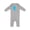AC-Heather Grey, variant on Narwhal Baby Romper Coveralls