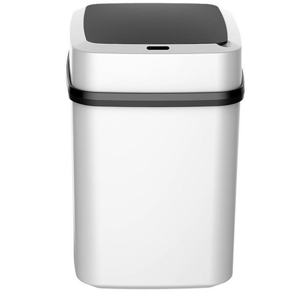Smart Trash Can with Lid, Automatic Motion Sensor for Kitchen, Bathroom, and Living Room, Large Capacity, Hands-Free Operation for Home and Office Use