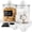 0.5 gallon, variant on Glass Storage Containers with Lids 0.5 Gallon Set of 2 for Kitchen Pantry Bathroom