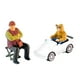 thumbnail image 2 of Figuras en miniatura de 1/64, escena de niñera, personaje de película de personas pequeñas para colecciones de Dioramas, diseño de jardín de hadas, ca, 2 of 8