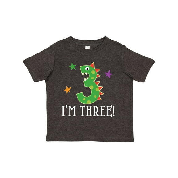Inktastic 3rd Birthday Dinosaur Party Boys or Girls Toddler T-Shirt