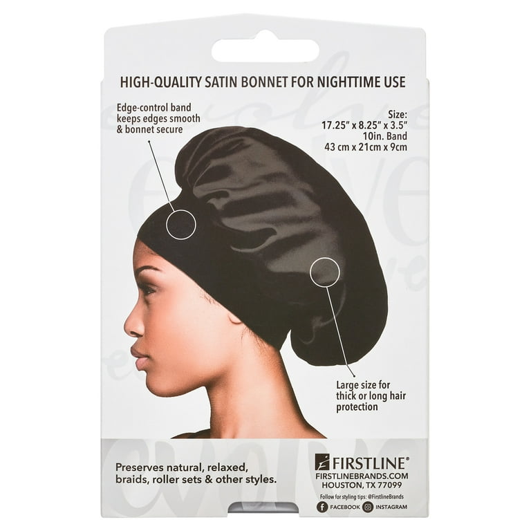 Evolve Satin Wide-Edge Bonnet - Fuchsia - Shop Hair Accessories at