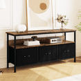 thumbnail image 5 of TV Stand and Dresser with Storage TV & Media Console Table Furniture TV Stand for Bedroom Small TV Stand Dresser with Drawers and Shelves, 5 of 6