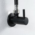 thumbnail image 4 of 1/2" x 1/2" BSP Black Powder Coated Brass Ceramic Water Angled Modern Basin Sink, 4 of 5