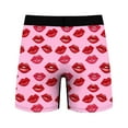 thumbnail image 7 of Vetsdori Mens Valentines Trunks Boxer Briefs Soft Cozy Boxers Elastic Waist Gift for Husband Heart Print Trendy Underwear for Men, 7 of 7