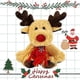 thumbnail image 5 of Plush Moose Stuffed Animal, Christmas Elk Plush Doll20CM, 5 of 5