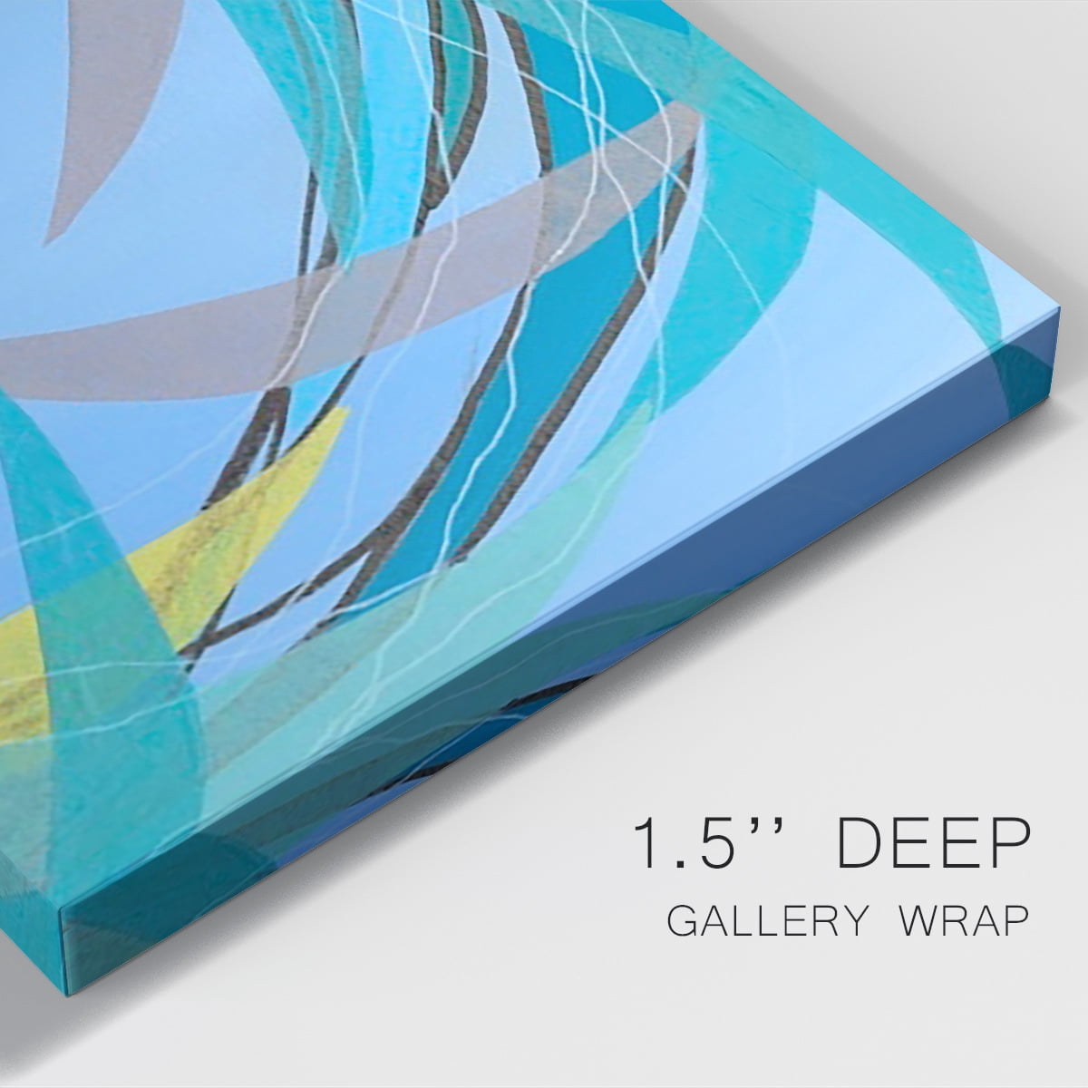 Circulating Flow II Premium Gallery Wrapped Canvas - Ready to Hang