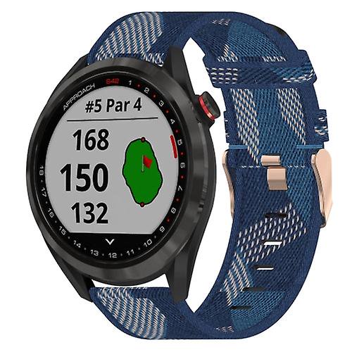 For Garmin Approach S40 20mm Nylon Woven Watch Band