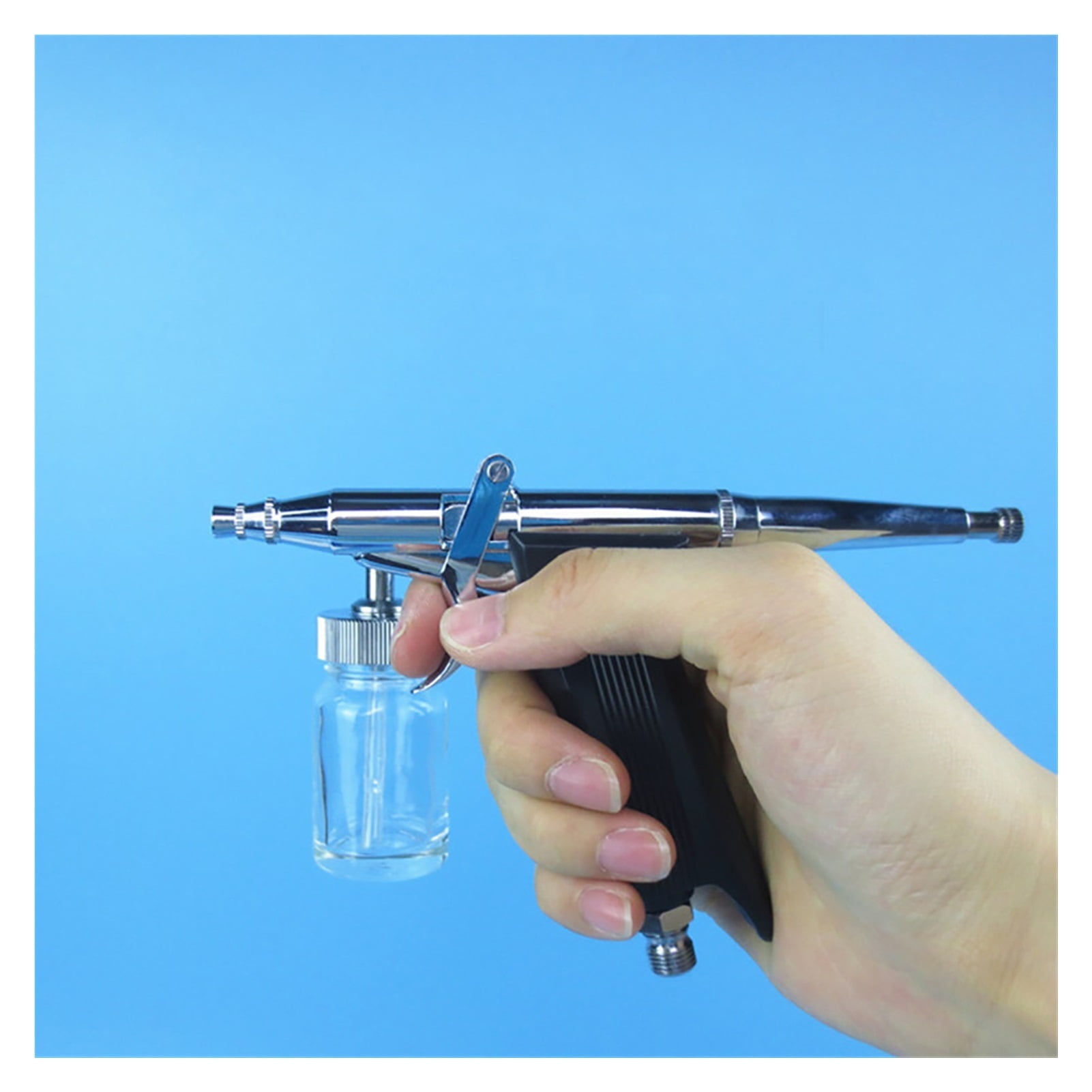 Portable Gravity Feed Art Painting Cake Makeup Beautiful Spray Model Airbrush Pen Kit Pump Set ,Versatile applications