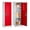 Red, variant on AdirOffice Kids Steel Metal Storage Locker - for Home & School - with Key & Hanging Rods (48 in 1 Door, Red)