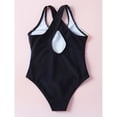 Conairie Swimsuit for Girl One Piece Cute Color Block Kids Bathing Suit ...