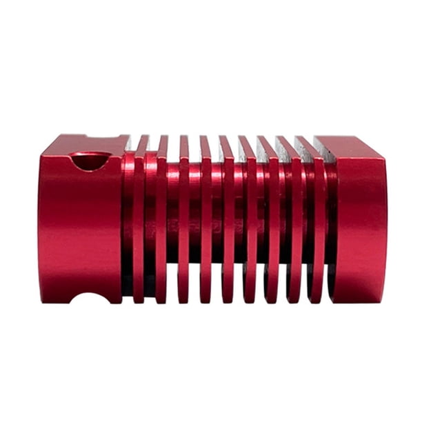 Disipador de calor de aluminio, aleta de enfriamiento del módulo, disipación rápida y resistente para impresión 3D. Rojo