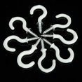 thumbnail image 4 of 40X Crochets à Visser en Acier Inoxydable Revêtus de PVC pour Tasse Anneau Support de Bijoux de Plante Outil de Bar à Manger S, 40 x Crochets à Visser en Acier Revêtus de PVC, Blanc, 4 of 4
