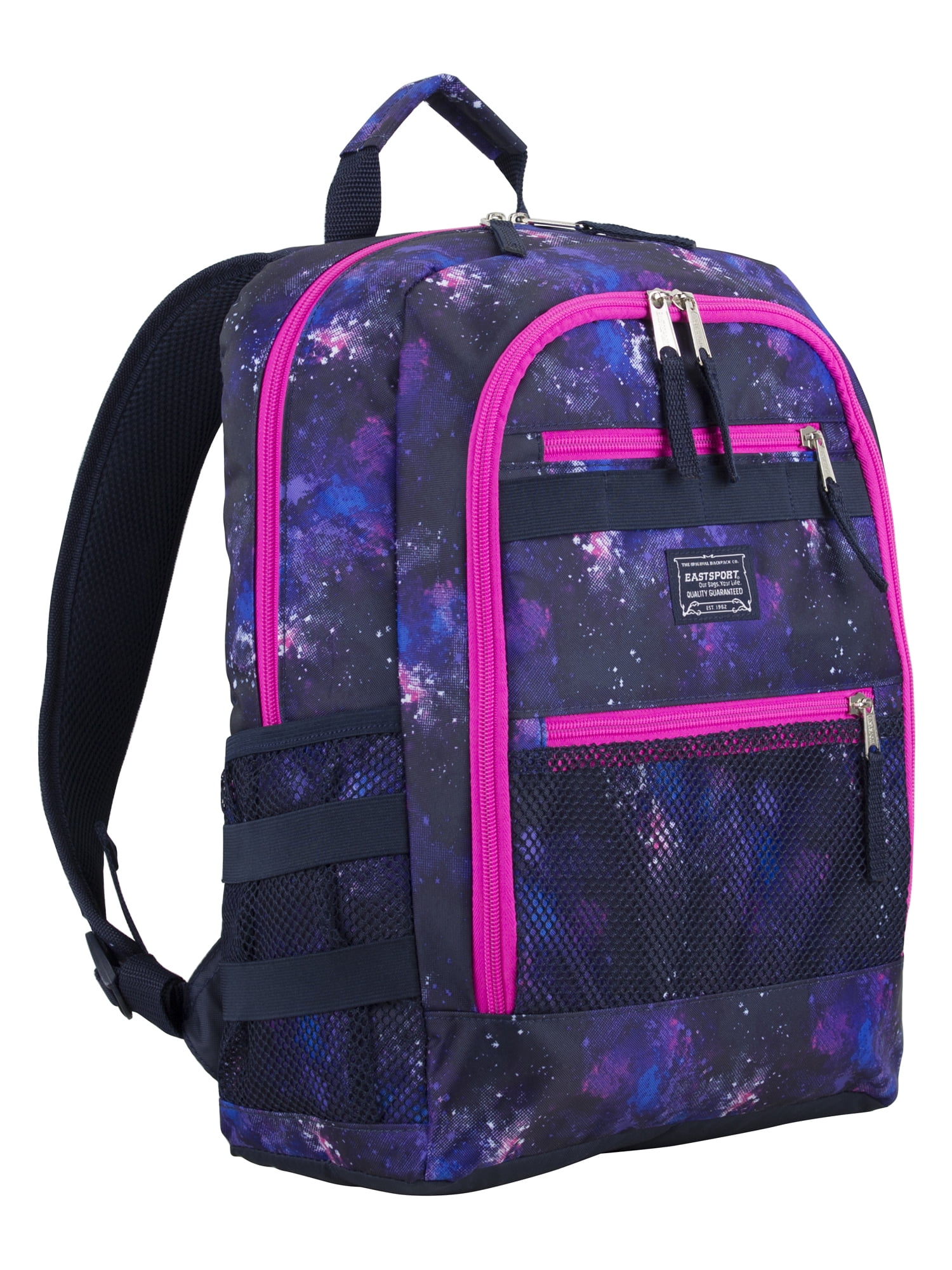Eastsport Unisex 3-Piece Combo Backpack with Lunch Box and Pouch, Galaxy