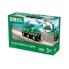 BRIO World 33214 - Freight Battery Engine - 1 Piece Wooden Toy Train Set for Kids Age 3 and Up