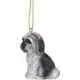 thumbnail image 5 of Shih Tzu Dog Wearing Candy Cane Scarf Christmas Tree Ornaments, 5 of 6