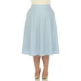 thumbnail image 1 of White Mark Jupe Midi Évasée Tasmin pour Femmes, 1 of 6