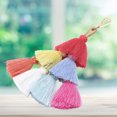 thumbnail image 4 of Tassel Keychain Fashion Multipurpose Key Ring Pendant Pom Pom Tassel Bag Charm, 4 of 7