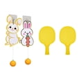 thumbnail image 4 of LOVIVER Trainer de Tennis de Table Réglable en Hauteur Trainer Professionnel de Ping-Pong 2 Planche de Lapin, 4 of 7