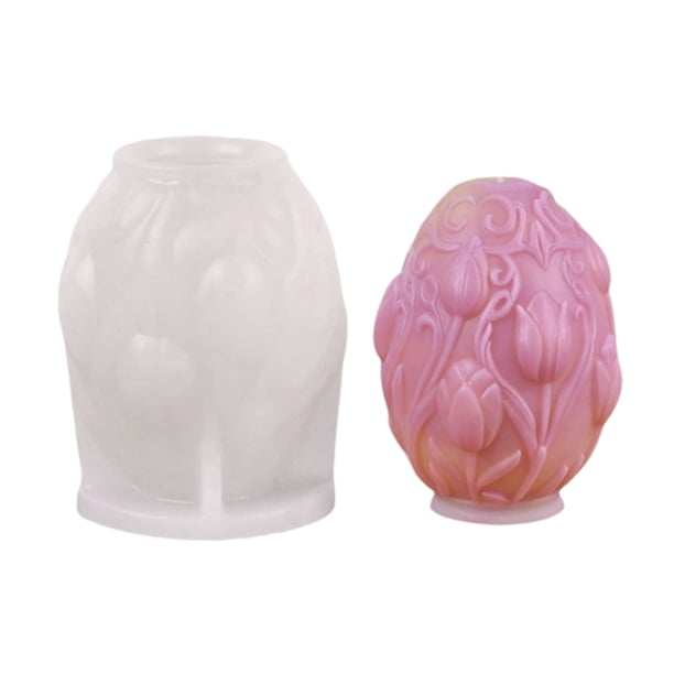Moldes de Vela Molde de Vela Rosa Tulipán de Silicona