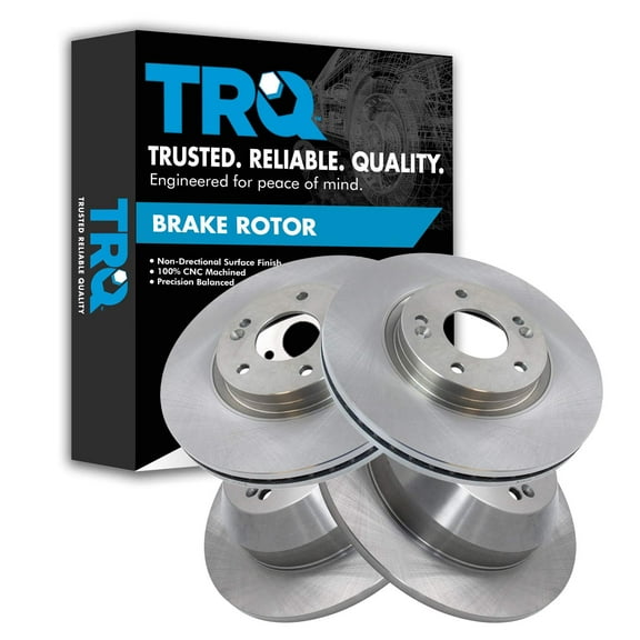 TRQ Front & Rear Brake Rotors Set Fits Select 2010-2012 Hyundai Santa Fe 2011-2013 Kia Sorento