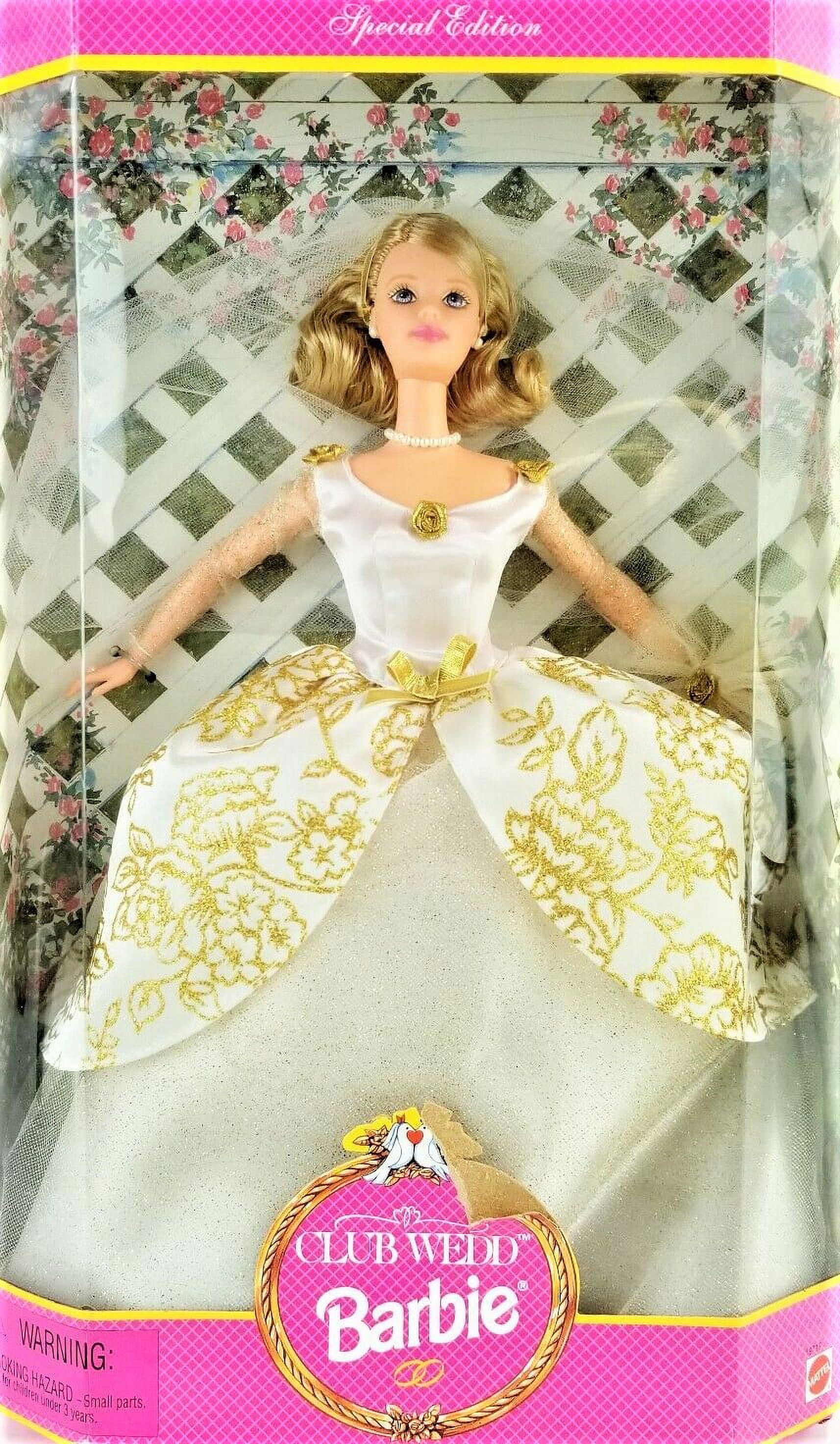 Barbie Club Wedd Special Edition Blonde Doll Toy, 1997 with Full