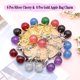 thumbnail image 2 of Juego de 12 llaveros con forma de bolso de cereza. Lindos llaveros., 2 of 5