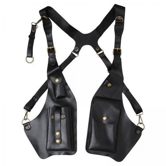 Bolso Bandolera Estilo Steampunk con Arnés Strade Fareast Limited 10 cm x 2 cm x 17 cm
