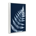 Stupell Industries Blue Fern Impression Botanical & Floral Painting