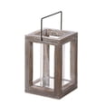 thumbnail image 1 of Zingz & Thingz 57071046 Lanterne de Bougie Hurrican Cadre en Bois Vieilli, 1 of 1