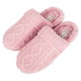 thumbnail image 5 of Jessica Simpson Women's Soft Cable Knit Slippers With Indoor/Outdoor Sole, 5 of 9