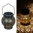 thumbnail image 4 of Tomshine Solar Powered Lantern Light Luces LED colgantes Flor ahuecada Leyfeng Luz solar, 4 of 7