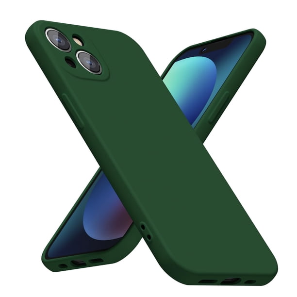 Loeoel Funda Para Iphone 13 Silicona Minimalista Ultra Delgada Gel De Goma Suave Color Sólido Mate Tpu Linda Funda Para Mujeres Hombres Diseño Estético Liso Y Protección De La Cubierta De La Cámara Ve