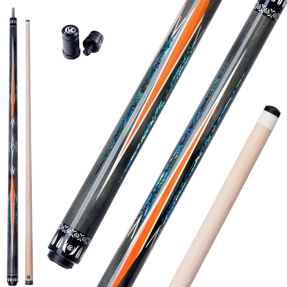 KONLLEN Maple Pool Cue Stick for Adults - Features Low Deflection Shaft, Titanium Alloy 3/8x8 Joint, and 12mm Tip